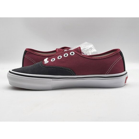 Vans Skate Authentic Asphalt Pomegranate Suede Canvas Shoes VN0A5FC8249 Size 6.5 - Picture 3 of 8